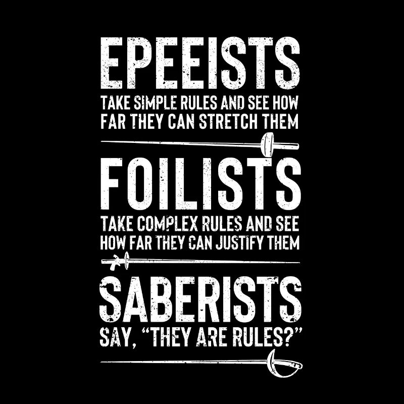 Degenfechter Florettfechter Säbelfechter Fechten