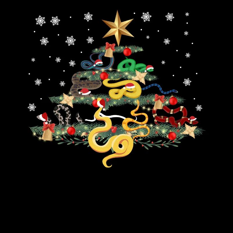 Snake Serpent Christmas Tree