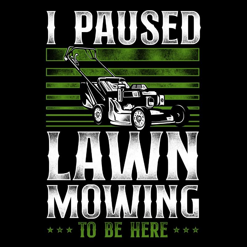 Lawn Mower Mowing Dad Father