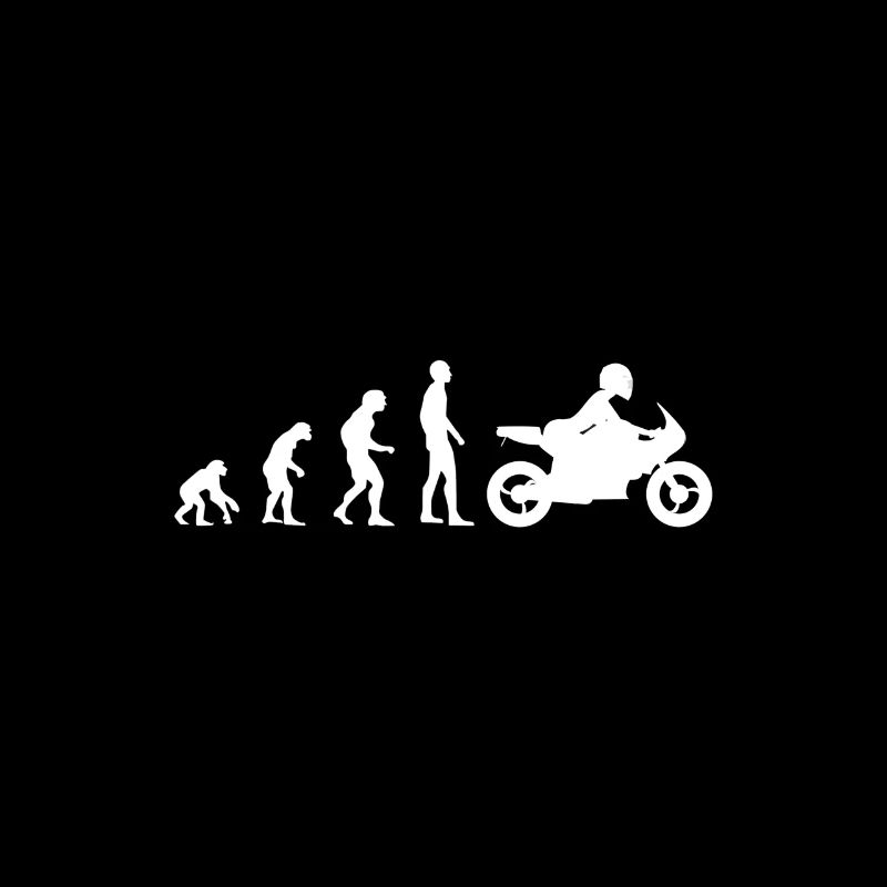 Evolution Motorcycling Motorradfahrerin Bikerin
