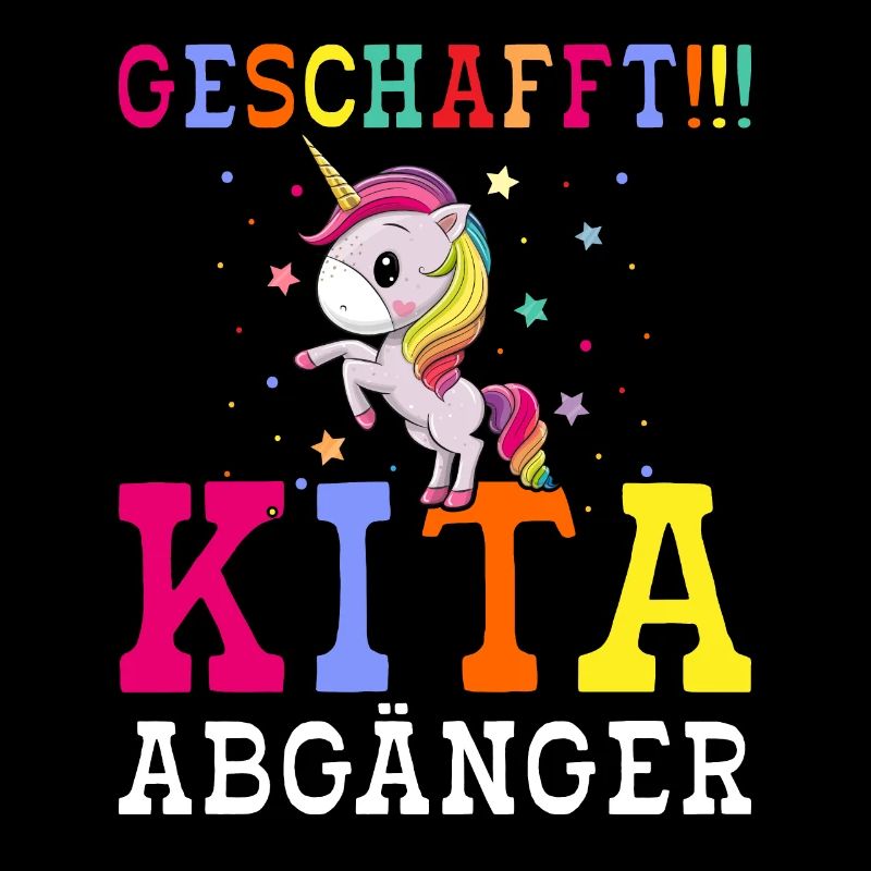 Schulkind Einschulung Mädchen Einhorn Schulbeginn