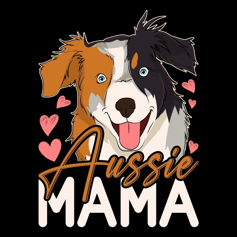 Muttertag Hunde Geschenkidee Australian Shepherd
