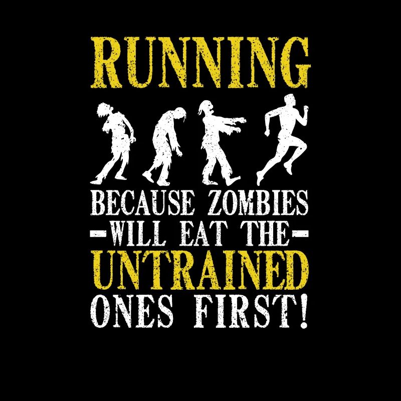 Courir parce que les zombies sont les premiers non entraînés