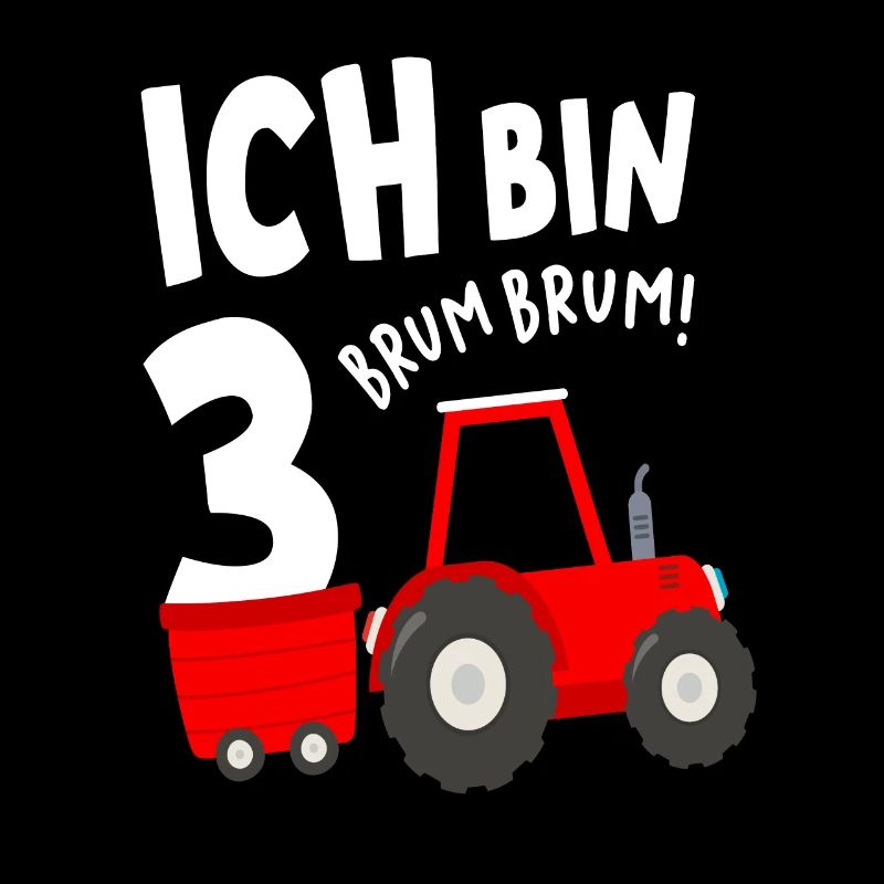3. Geburtstag Jungs Traktor 3 Jahre Kinder