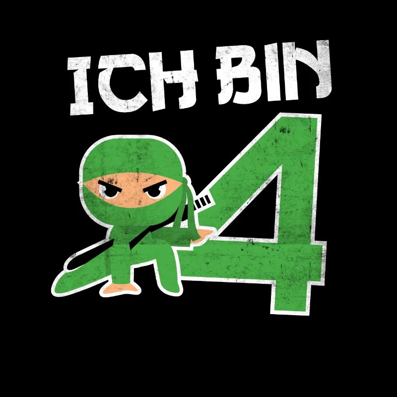 4. Geburtstag Ninja 4 Jahre Kindergeburtstag