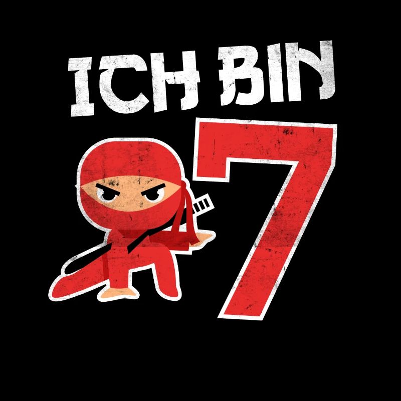 7. Geburtstag Ninja 7 Jahre Kindergeburtstag