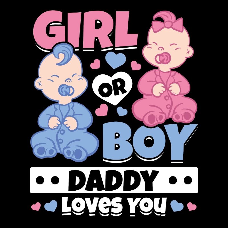 Mädchen oder Junge Papa liebt dich Neugeborenes