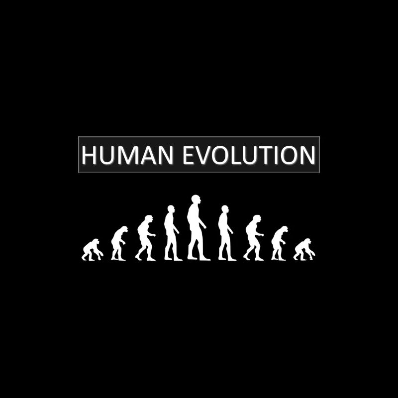 Évolution humaine drôle
