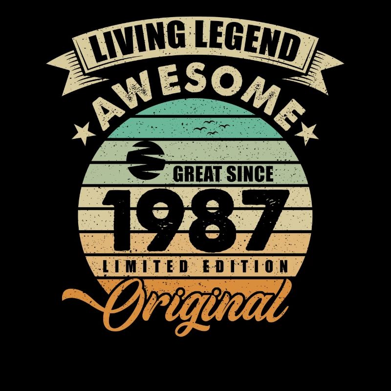 1987 Anniversaire Retro Orginal