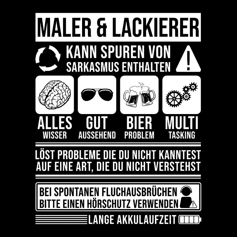 Maler und Lackierer Sprüche