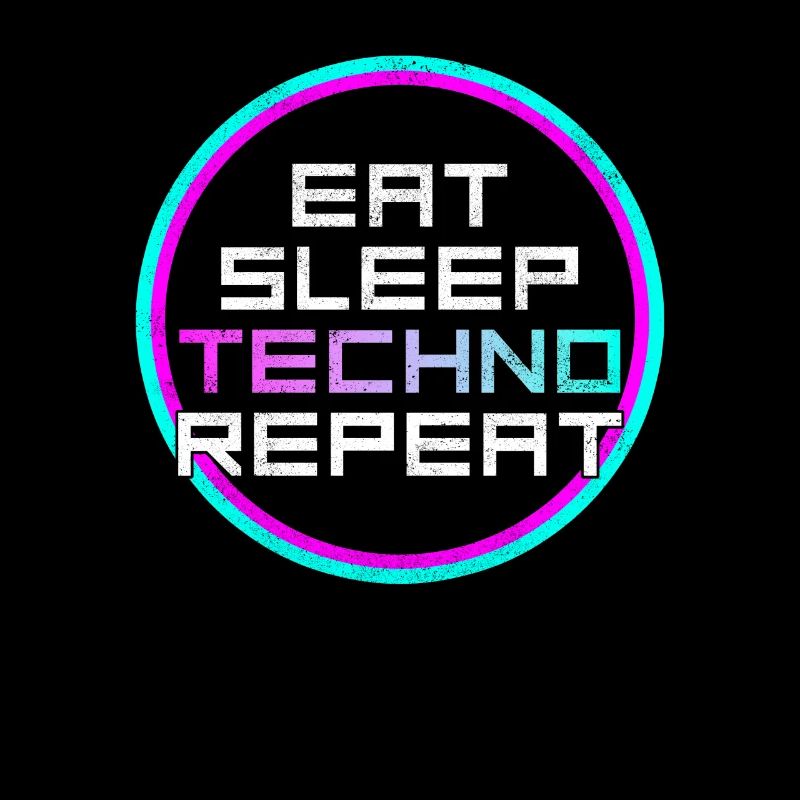 manger du sommeil techno répéter