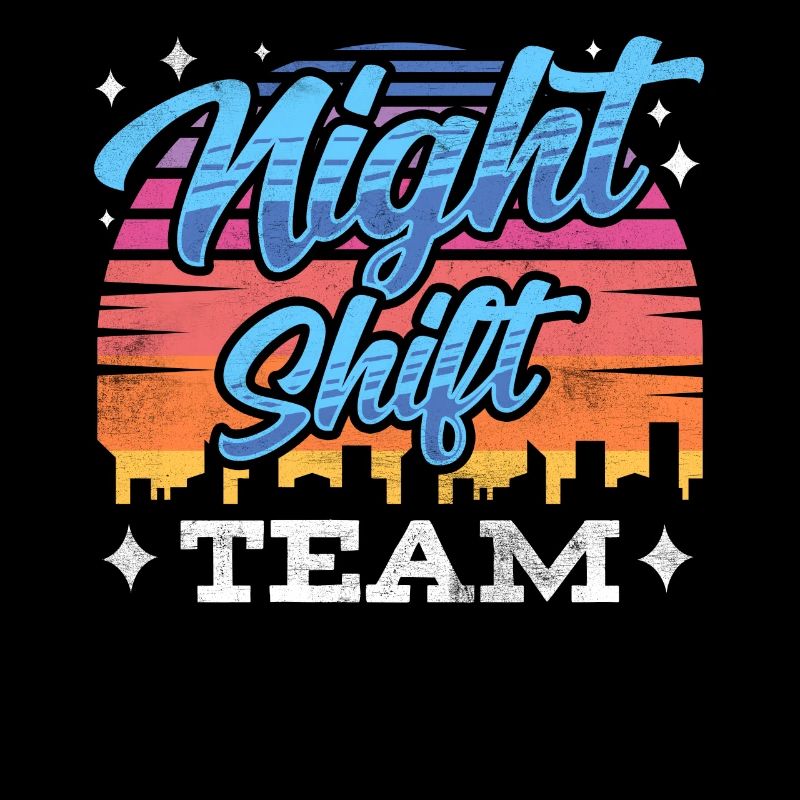 Night Shift Team Night Shift Work Colleague