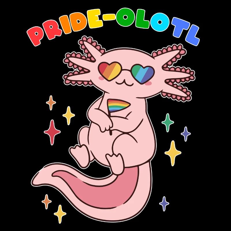 Axolotl Pride LGBTQ Stolz Geschenk