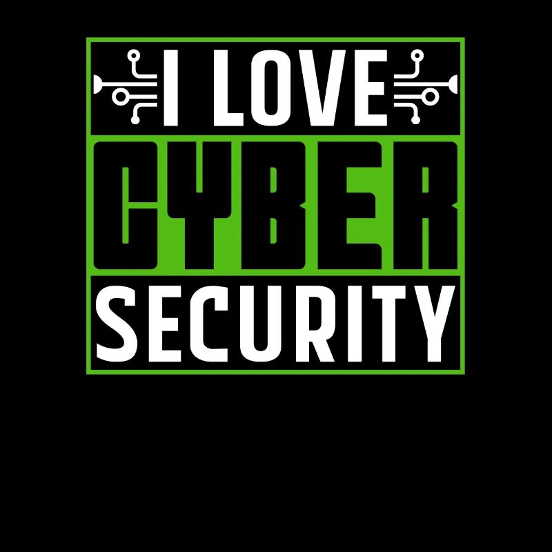 Ich Liebe Cybersecurity Hack IT Sicherheit Hacker