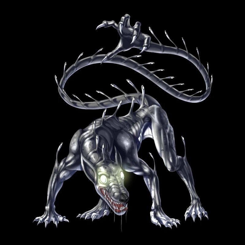 Aztec Mythical Creature Ahuizotl