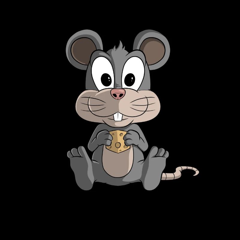 Souris de dessin animé mignonne