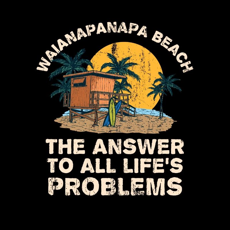 Waianapanapa Beach Answer To All Life's Problems