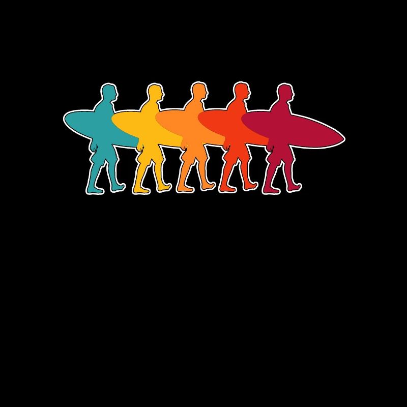 Design de surf rétro