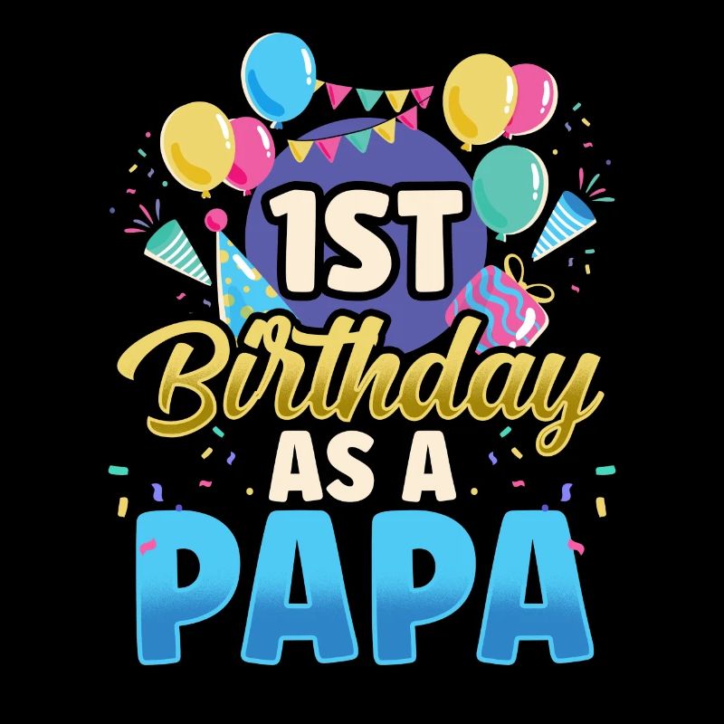 Erster Geburtstag Als Papa Papi Party Vater