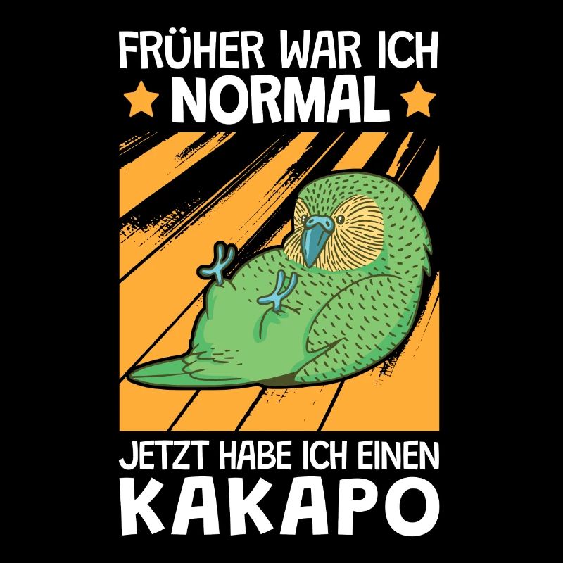 Kakapo früher war ich normal flugunfähiger Papagei