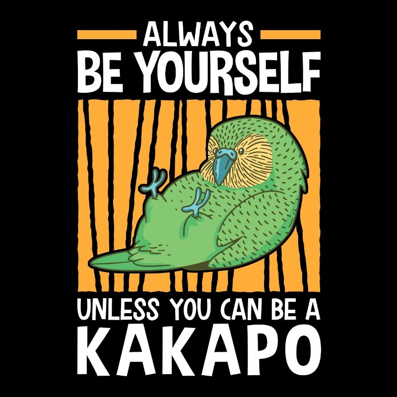 Be a Kakapo flightless parrot