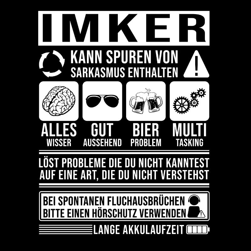 Imker Spruch lustig