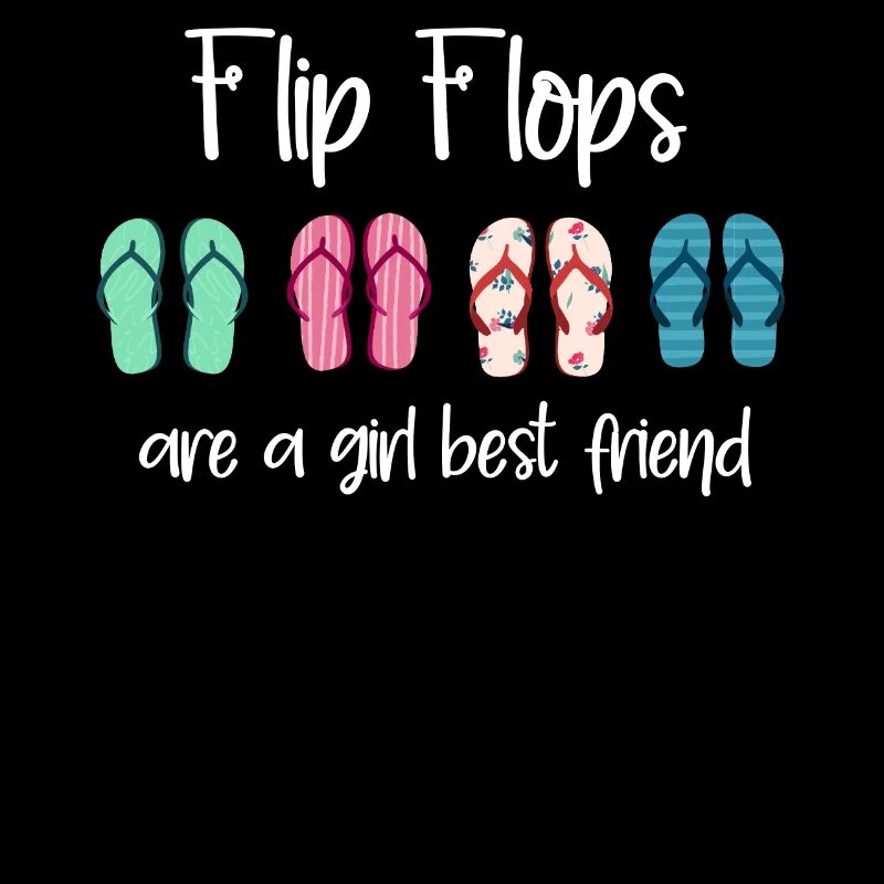 Flip Flops Sind Eine Beste Freundin Für Mädchen