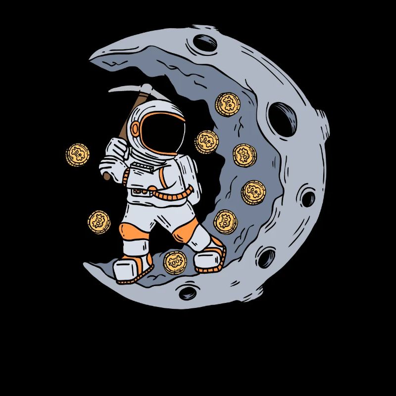 Un astronaute exploite le marché boursier BTC