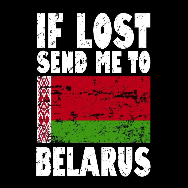 Belarus Flagge Spruch