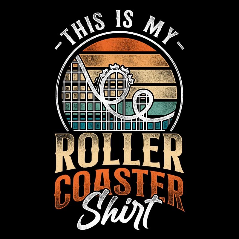 Roller Coaster Vintage Retro This