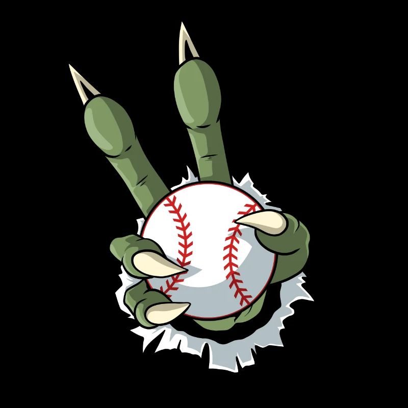 Monsterkralle mit Baseball