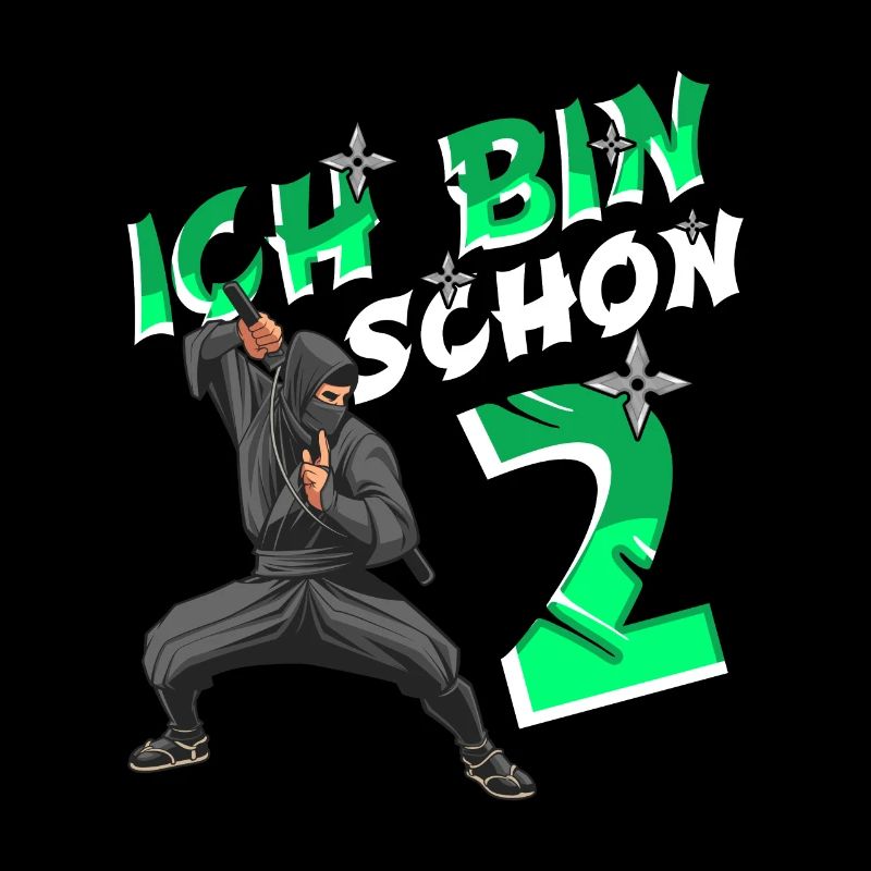 Kostüm Ninja 2. Geburtstag Junge