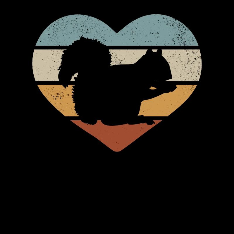 Eichhörnchen Herz Eichhörnchen Liebhaber süßes