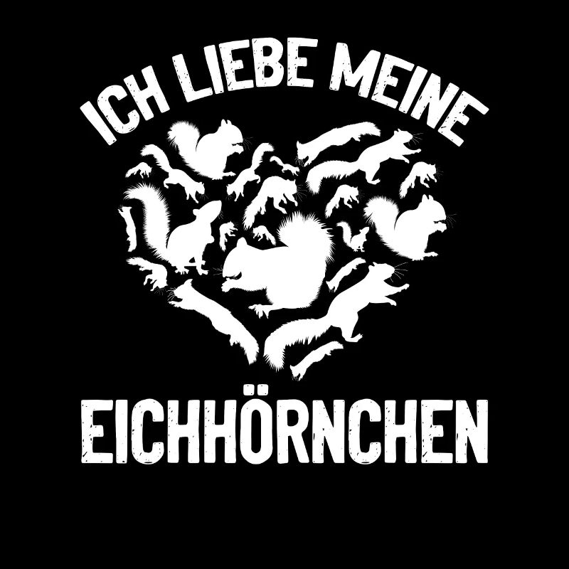 Ich liebe meine Eichhörnchen Freunde Eichhörnchen
