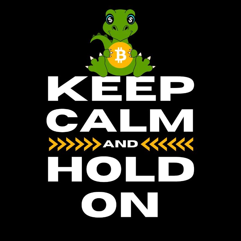 Keep Calm and Hold On Bitcoin