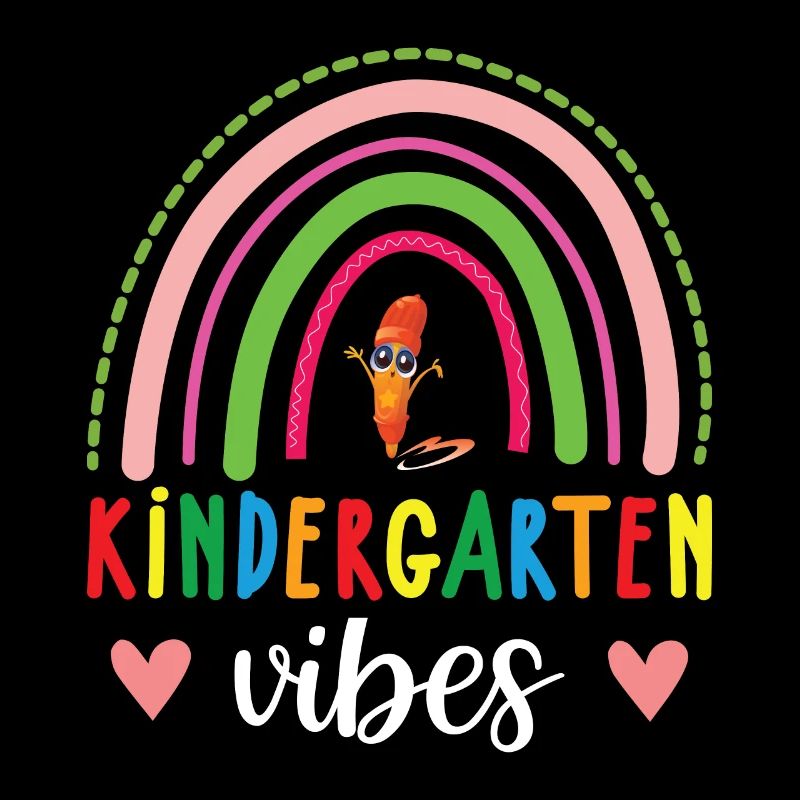 Groovy Hello Kindergarten Vibes Retro Lehrer