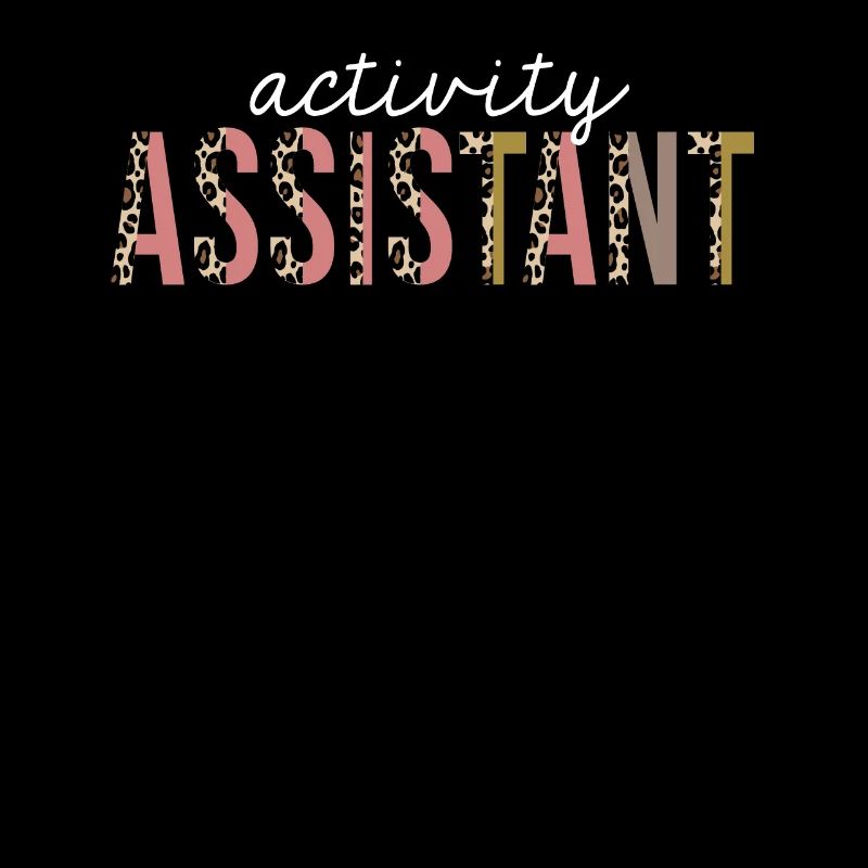 Activity Assistant Leopard Print Funny Gift