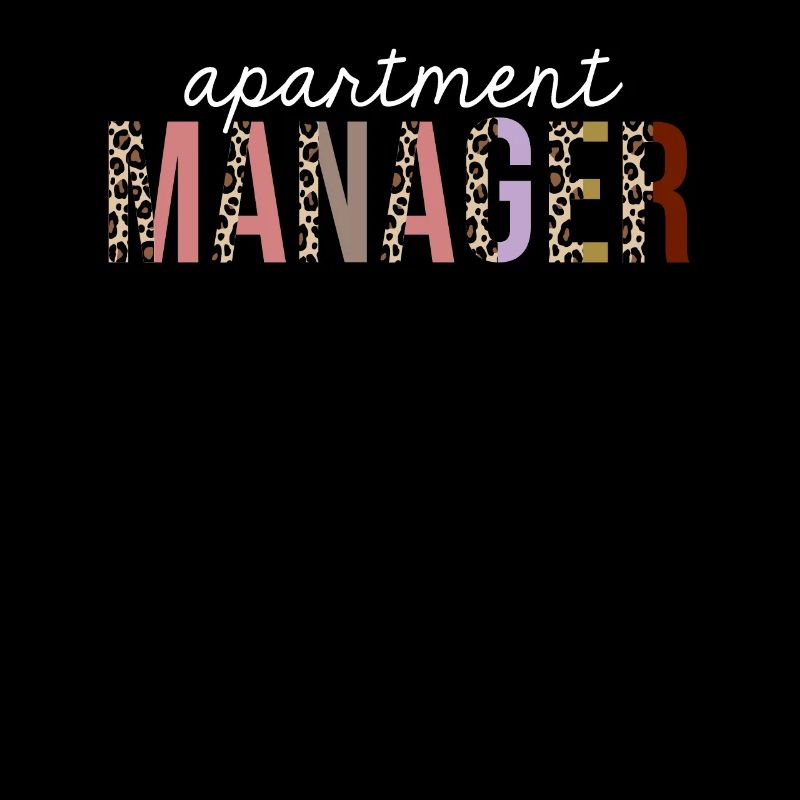 Apartment Manager Leopard Print lustiges Geschenk