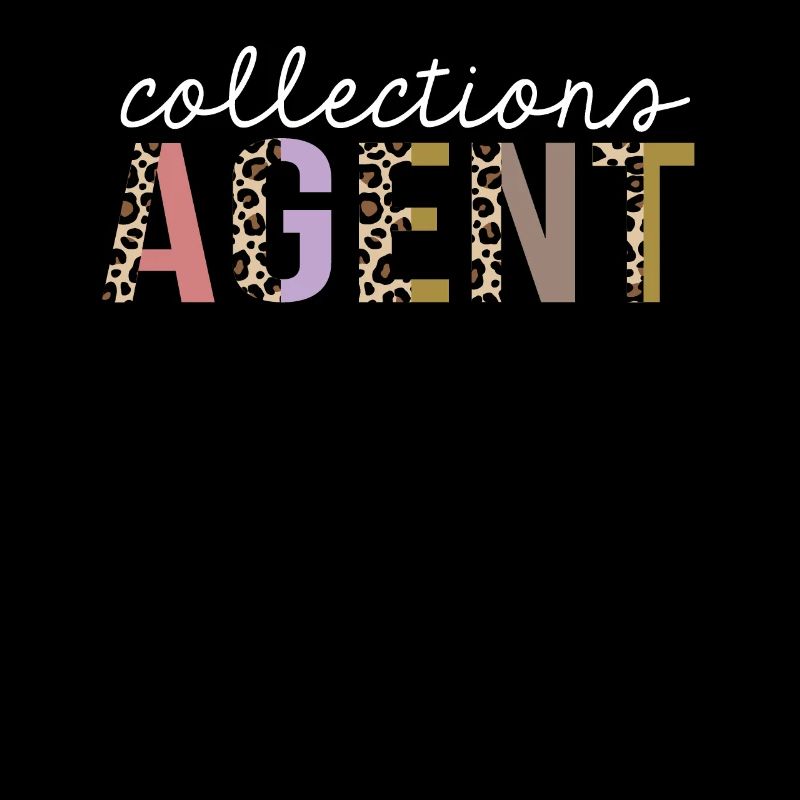 Collections Agent Leopard Print Funny Gift
