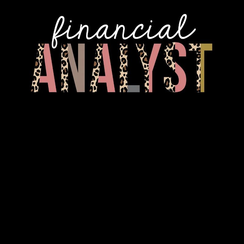 Analyste financier Leopard Print Drôle cadeau