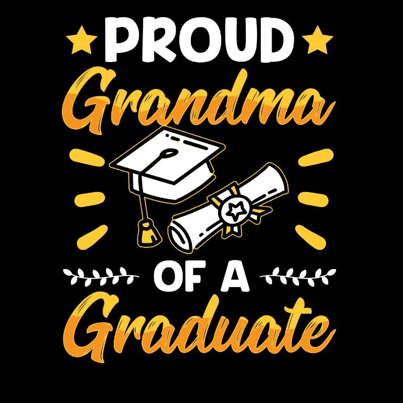 Stolze Großmutter Eines Absolventen Absolvent