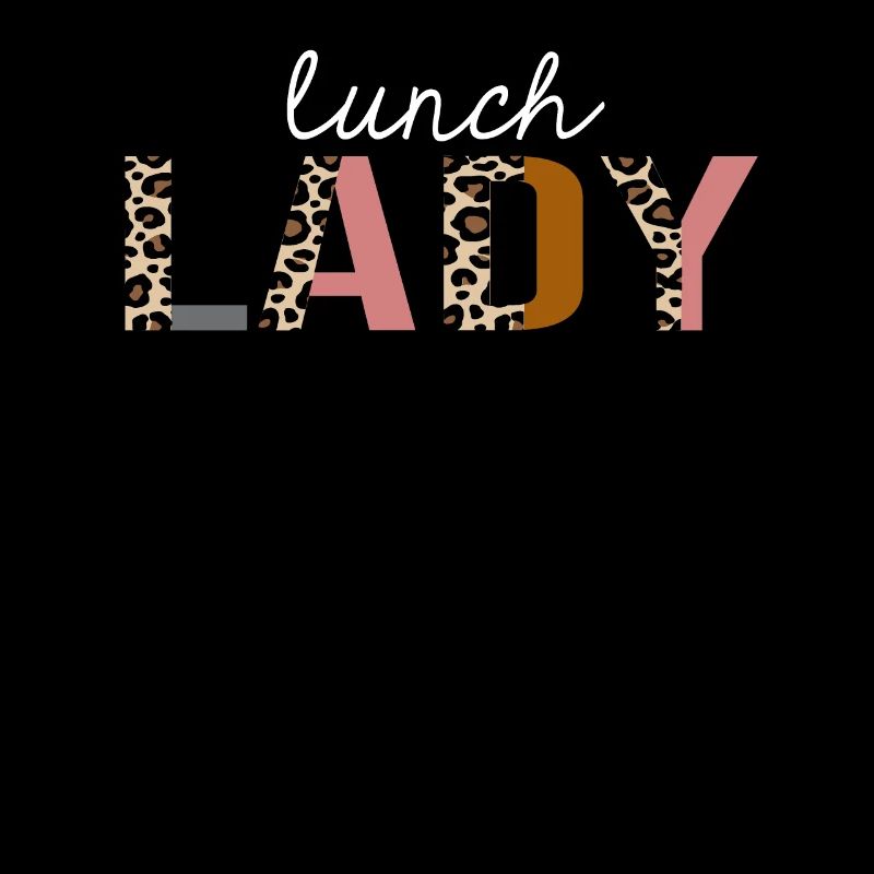 Cadeau drôle d'impression de léopard de dame de déjeuner