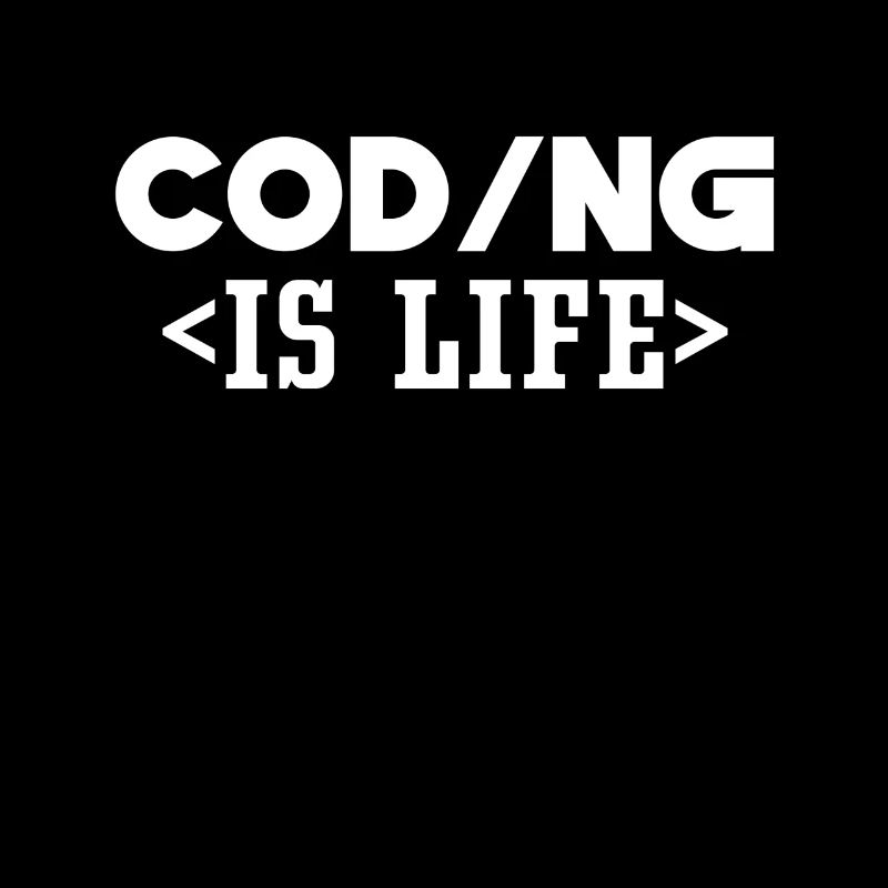 Coding Ist Leben Code Programmierer Coder