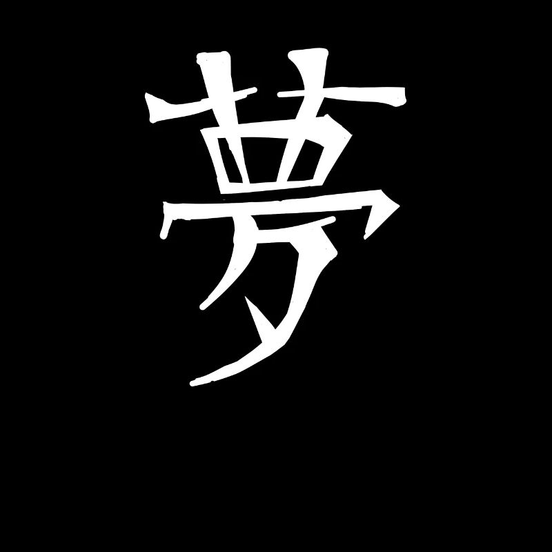 Dream Chinese Script Character Symbol
