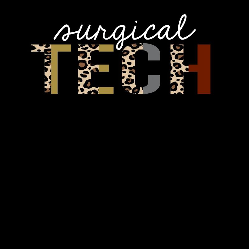 Surgical tech Leopard Print Funny Gift