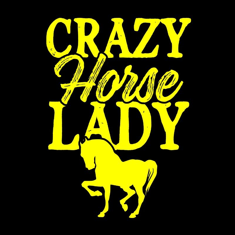 dame folle de chevaux