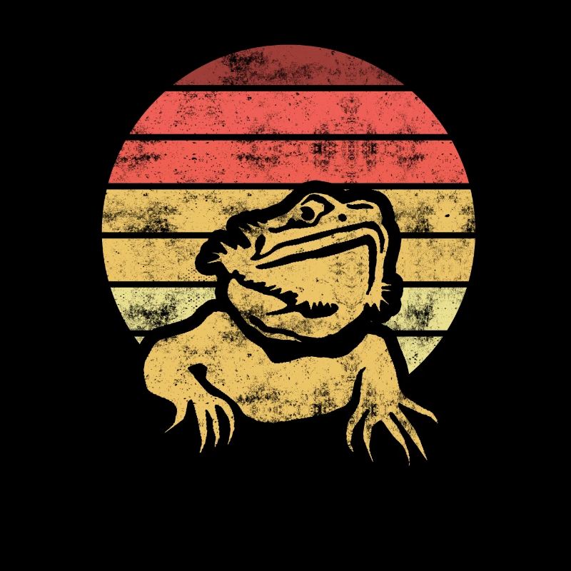 Retro Eidechse Echse