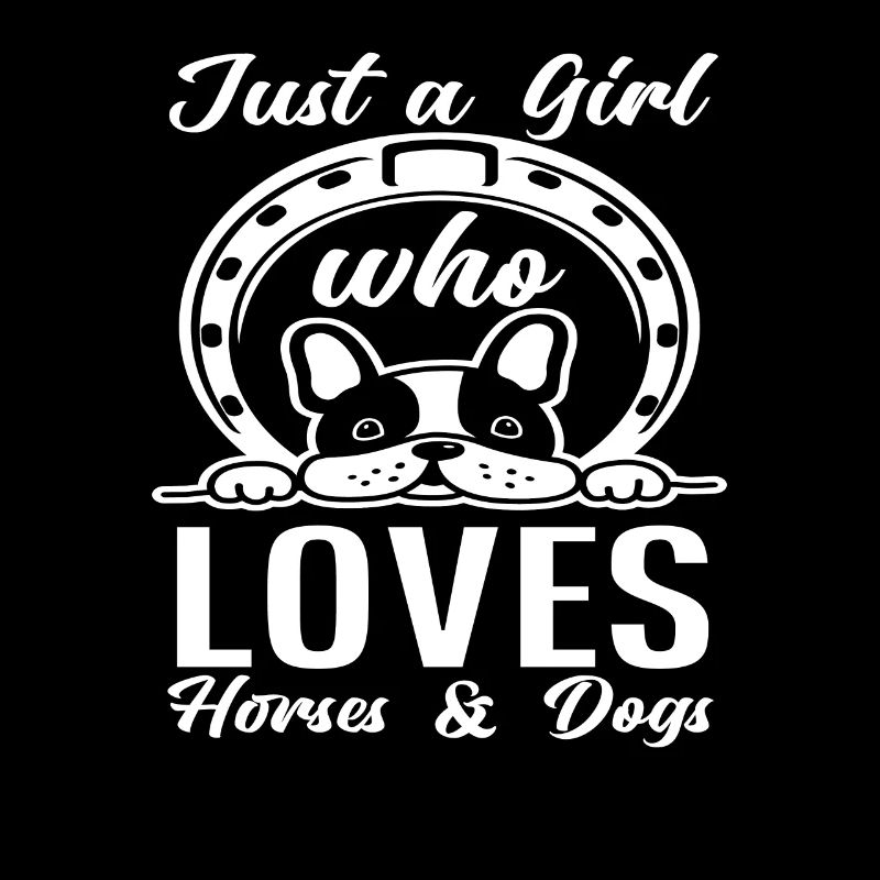 Mädchen Hunde Pferde Liebe