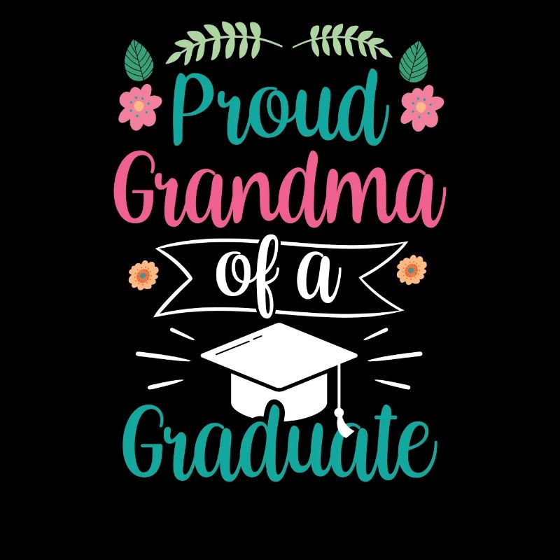 Stolze Großmutter Eines Absolventen Absolvent