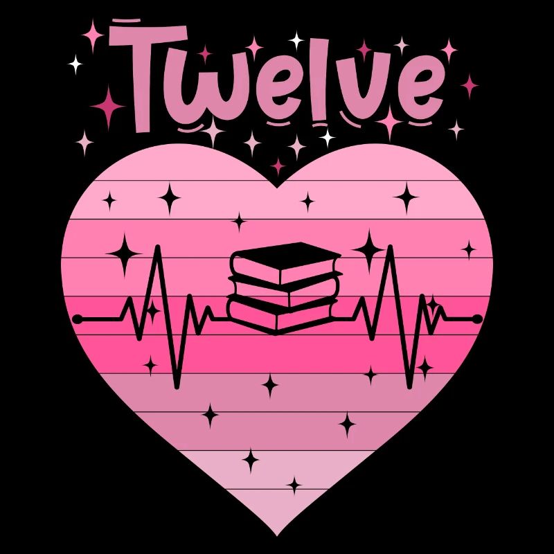 12. Geburtstag Lesen Bücher Buch Mädchen Tochter